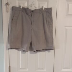 Marc Anthony Light Gray Flat Front Shorts